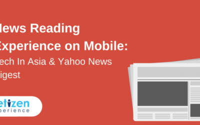 News Reading Experience on Mobile: Tech In Asia & Yahoo News Digest