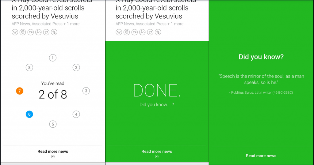 Yahoo News Digest Gamification 