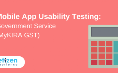 Mobile App Usability Testing: Government Service (MyKIRA GST)