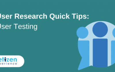 User Research Quick Tips: User Testing
