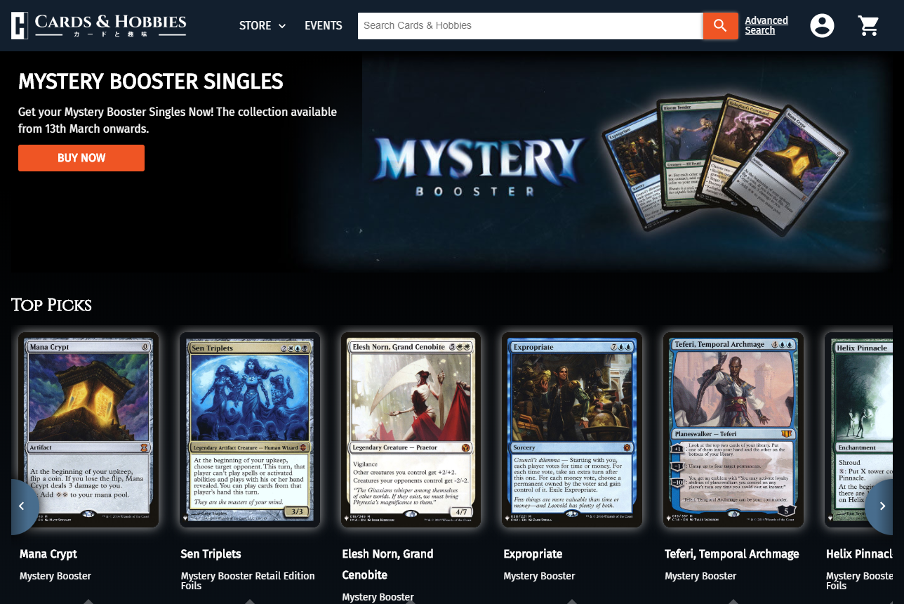 UX Guide For Business In 2022 7 Cards & Hobbies Website