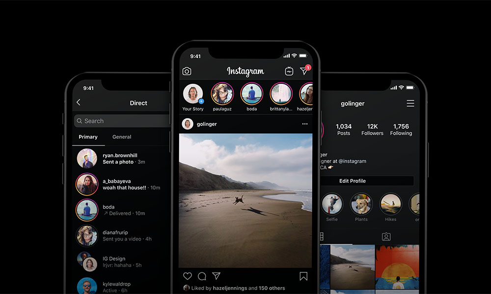 Instagram - Dark Mode