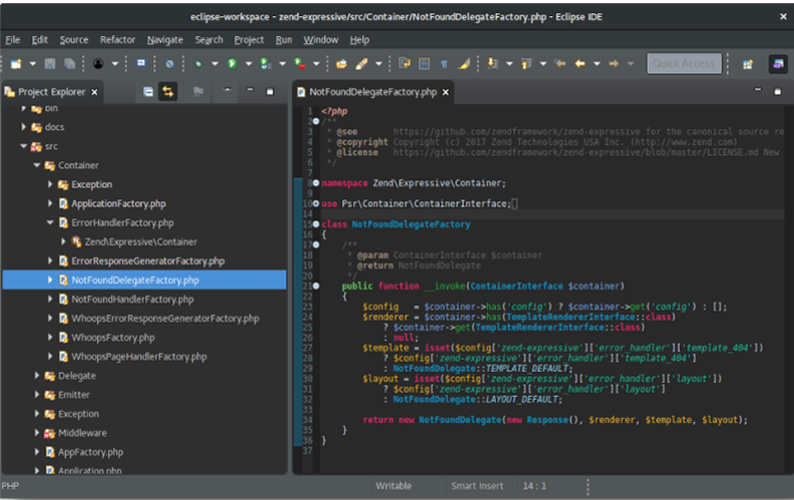 Programming IDE - dark mode