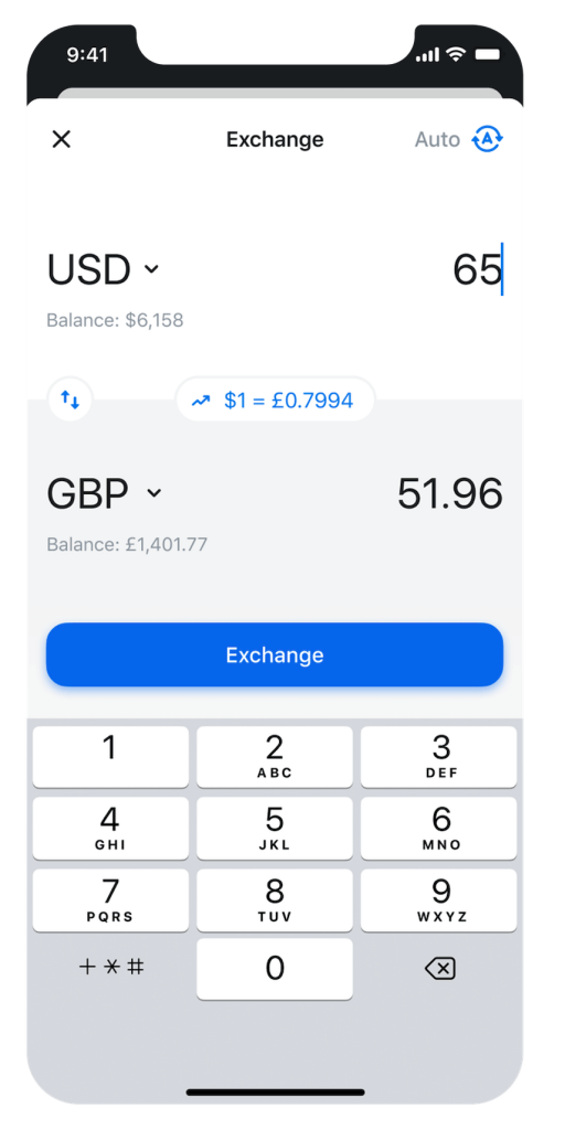 Revolut - Money Transfer Calculation