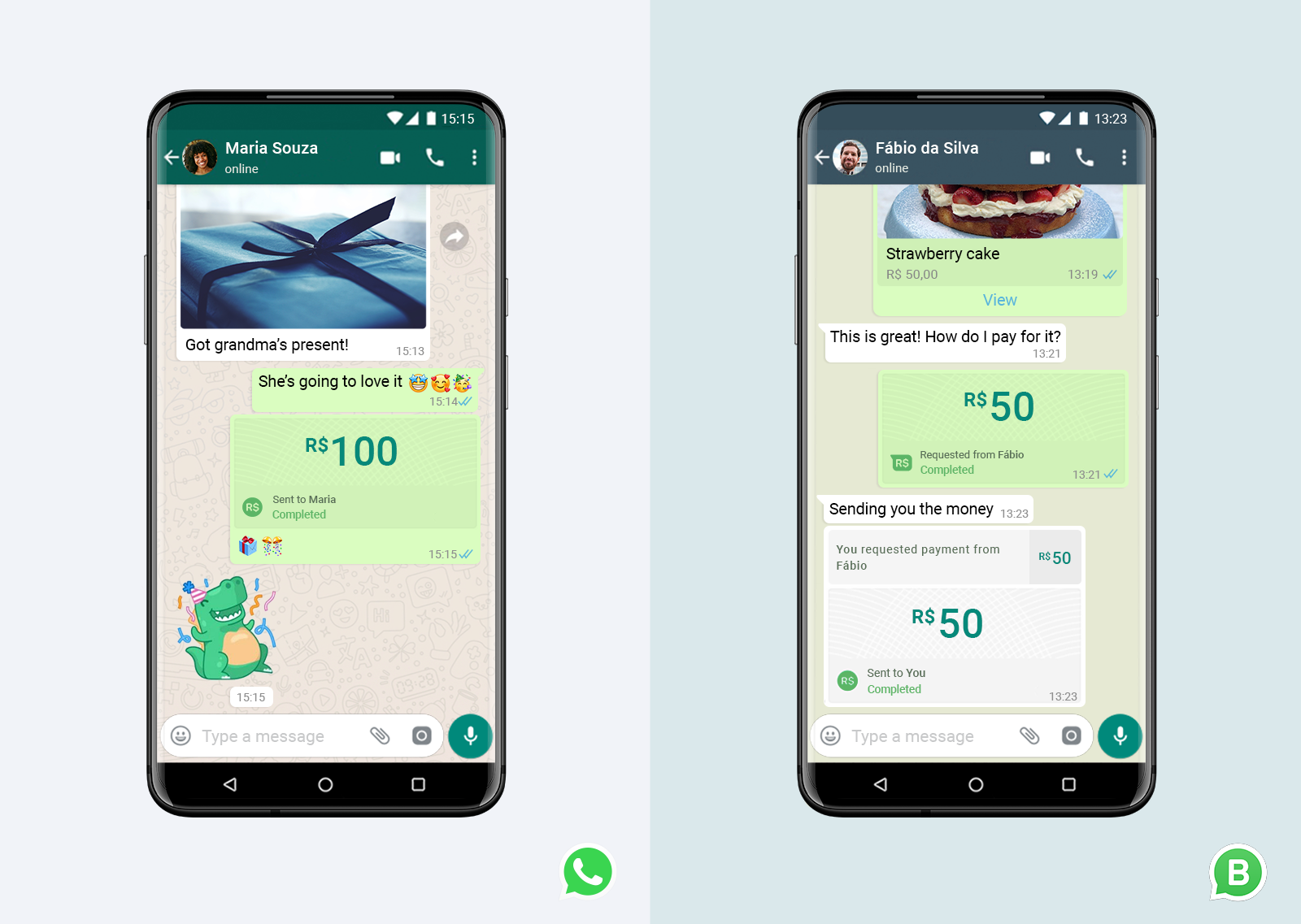 WhatsApp - Money Transfer