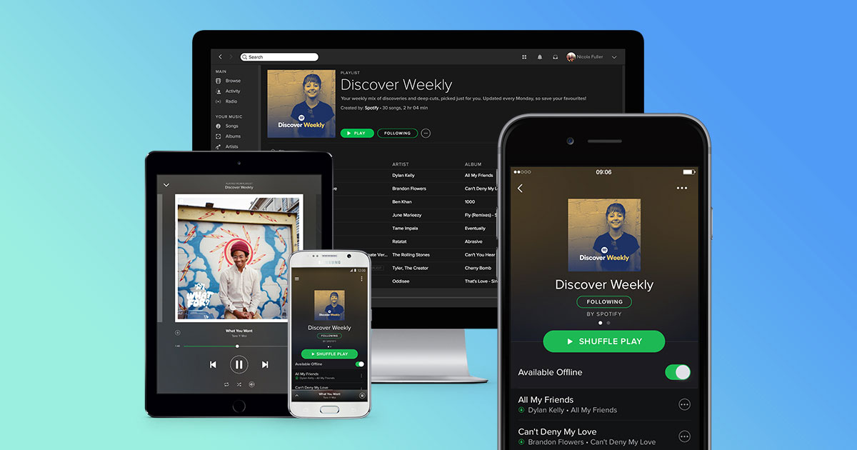 UI/UX Design Trends - Spotify