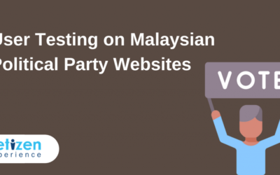 User Testing on Malaysian Political Party Websites