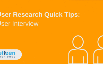 User Research Quick Tips: User Interview