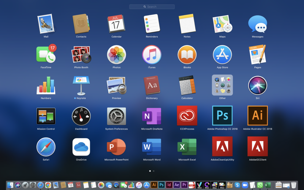 Apple OS Graphical User Interface