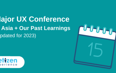UX Design Conference Events in Asia (Updated: 2023)