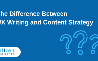 The Difference Between UX Writing and Content Strategy