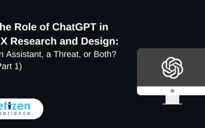 The Role of ChatGPT in UX Research and Design: An Assistant, a Threat, or Both? (Part 1)