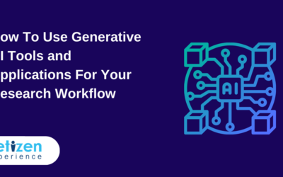 How To Use Generative AI Tools and Applications For Your Research Workflow