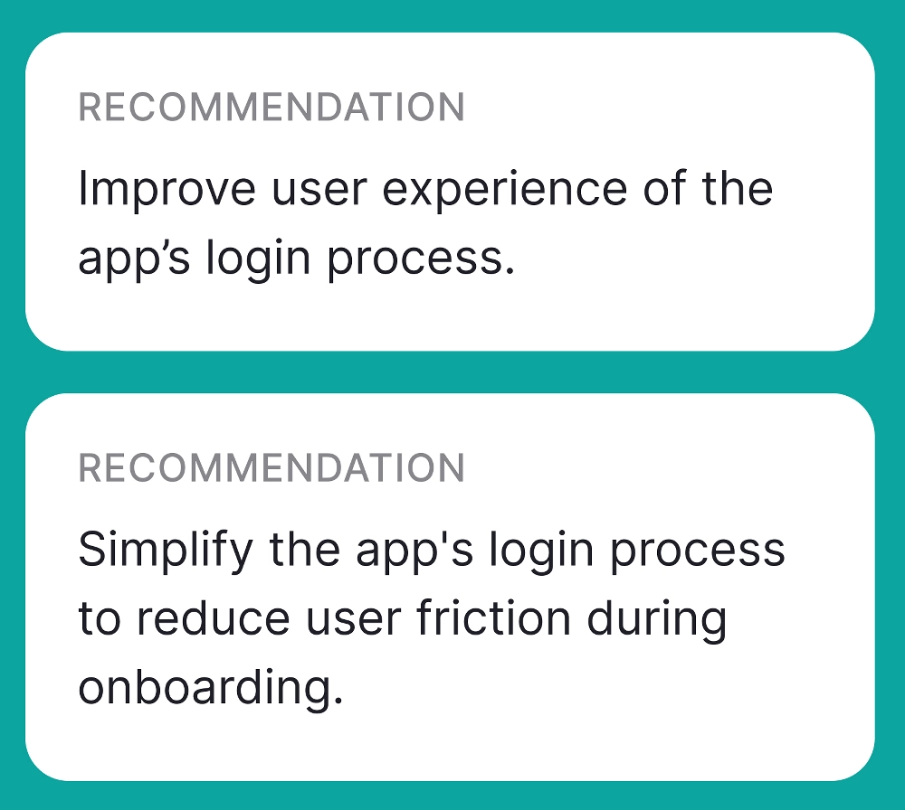 6. Step 4 Overly general findings lack actionable specifics